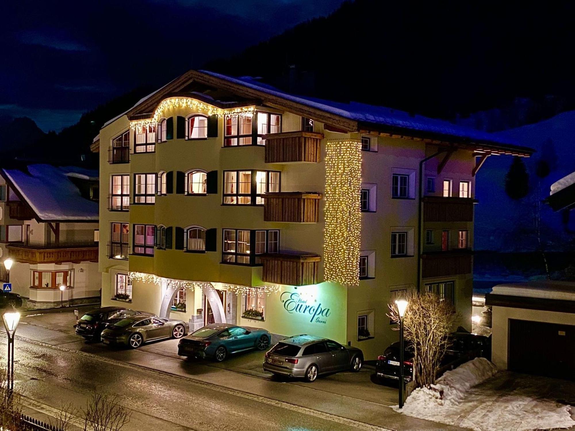 Hotel Garni Europa Sankt Anton am Arlberg Exteriör bild